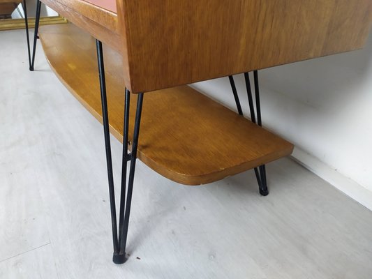 Oak Sideboard in the Style of Charles Ramos, 1950s-EAD-949146