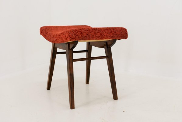 Oak Stool, Czechoslovakia, 1980s-TZ-1431449