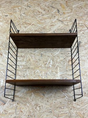 Oak String Shelf Module by Kajsa & Nils Nisse Strinning, 1960s-EJL-1724046