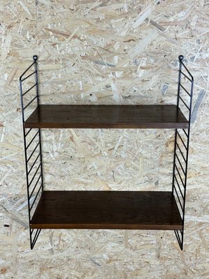 Oak String Shelf Module by Kajsa & Nils Nisse Strinning, 1960s-EJL-1724046