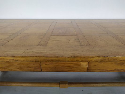 Oak Table by Jacques Adnet-EAD-1231315