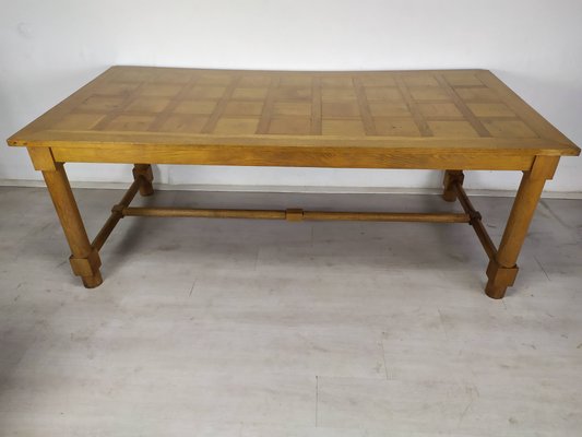 Oak Table by Jacques Adnet-EAD-1231315