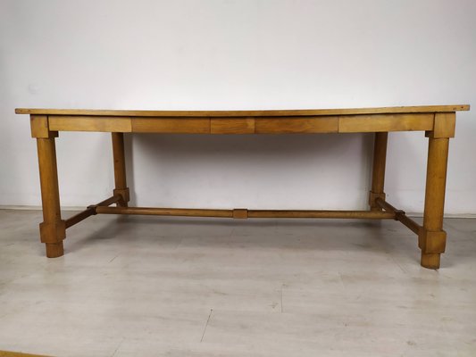 Oak Table by Jacques Adnet-EAD-1231315