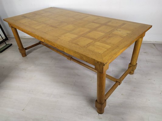 Oak Table by Jacques Adnet-EAD-1231315