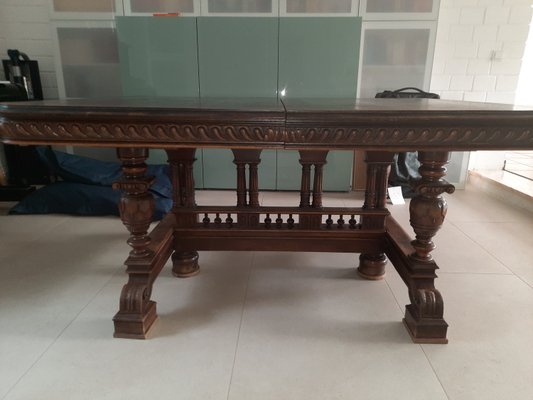 Oak Table Dining Table, 1890s-PZY-2024612