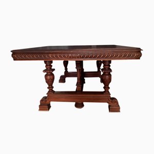 Oak Table Dining Table, 1890s-PZY-2024612