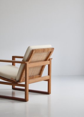 Oak & Teakwood 246 Lounge Chair by Børge Mogensen for Fredericia, 1957, Set of 2-WRF-1095149