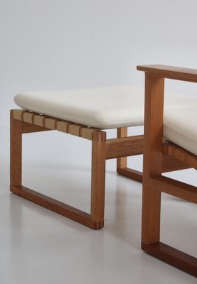 Oak & Teakwood 246 Lounge Chair by Børge Mogensen for Fredericia, 1957, Set of 2-WRF-1095149