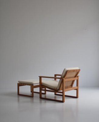 Oak & Teakwood 246 Lounge Chair by Børge Mogensen for Fredericia, 1957, Set of 2-WRF-1095149