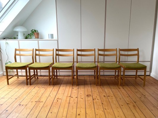 Oak Ulvö Chairs by Bengt Ruda for Ikea, Set of 6-WSA-1168879