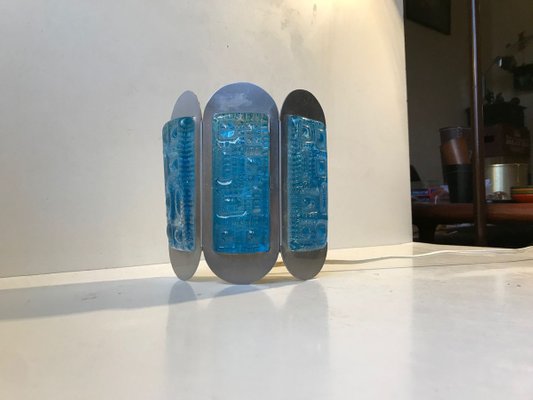 Ocean Blue Wall Sconce from Vitrika, 1960s-LCR-841649