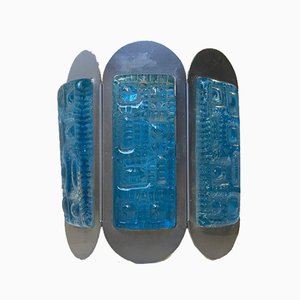 Ocean Blue Wall Sconce from Vitrika, 1960s-LCR-841649