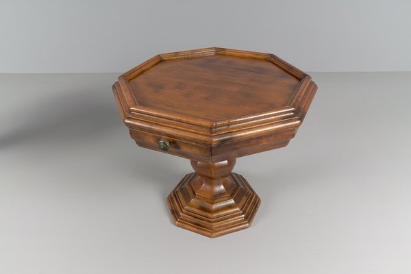 Octagonal Bedside Tables, 1950s, Set of 2-KQB-1820222