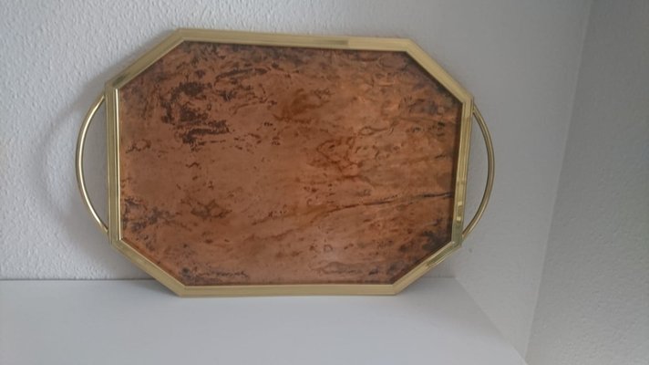 Octagonal Brass Tray-LLP-970469