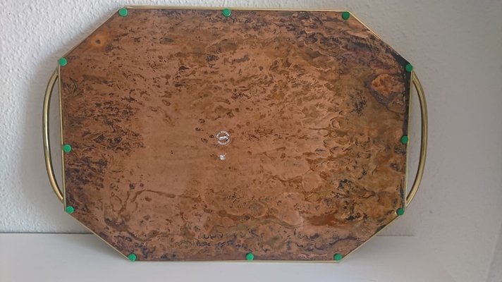 Octagonal Brass Tray-LLP-970469