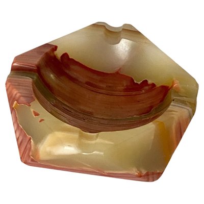 Octangonal Ashtray in Onyx, Italy, 1950s-UR-1444152