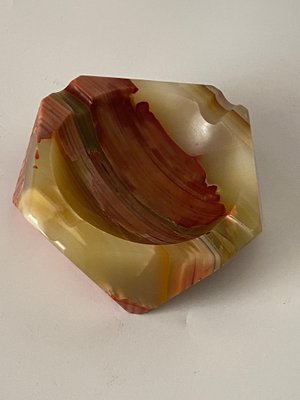 Octangonal Ashtray in Onyx, Italy, 1950s-UR-1444152