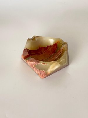 Octangonal Ashtray in Onyx, Italy, 1950s-UR-1444152