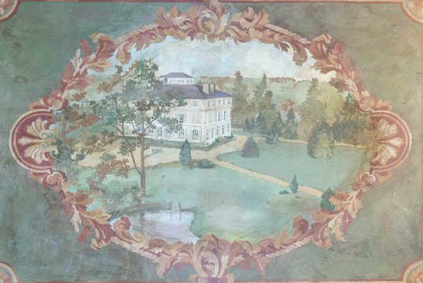 Oil on Canvas of the Chateau de la Marche en Nievre, 1950s-WFS-744805