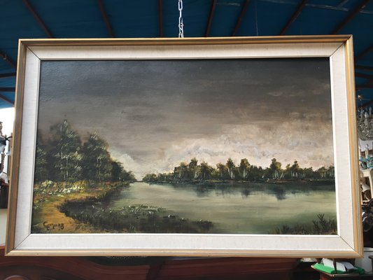 Oil Painting on Canvas- Landscape by Georgen, 1978s-WQQ-963938