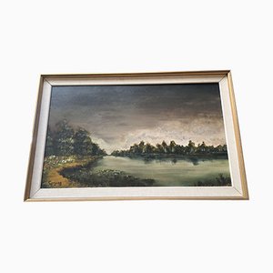 Oil Painting on Canvas- Landscape by Georgen, 1978s-WQQ-963938