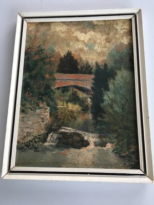 Oil Painting on Wood, Landscape, A. Sega-WQQ-936264