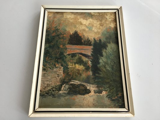 Oil Painting on Wood, Landscape, A. Sega-WQQ-936264