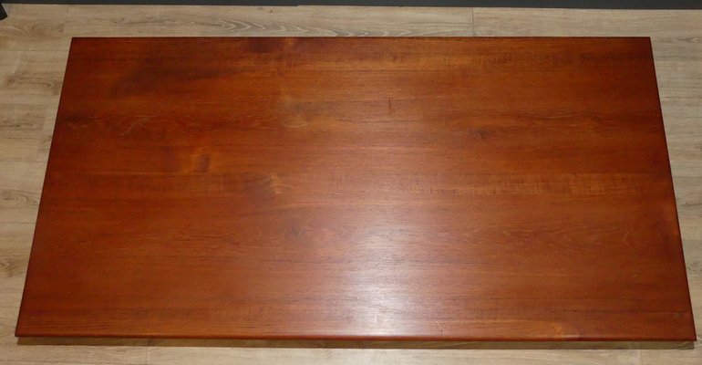 Oiled Solid Teak Coffee Table, 1960s-AFE-935235