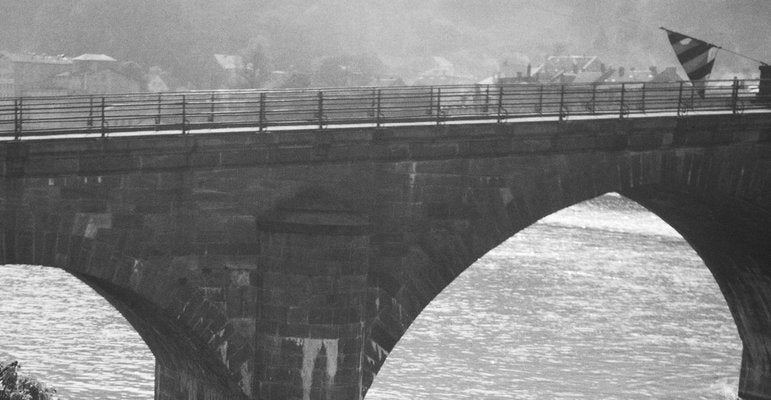 Old Bridge Over River Neckar at Heidelberg, Germany 1938, Printed 2021-DYV-990647