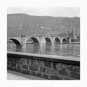 Old Bridge, River Neckar and Heidelberg Castle, Germany 1938, Printed 2021-DYV-990656