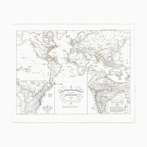 Old British Empire Map - Ancient Map by Karl Spruner - 1760 ca. 1760 ca.-ZCI-755580