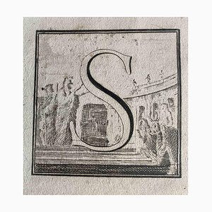 Old Master, Antiquities of Herculaneum, Letter S, Etching, 18th Century-ZCI-2024912