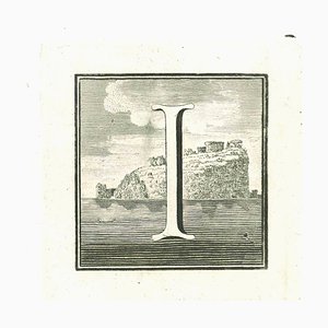 Old Master, Capital Letter for the Antiquities of Herculaneum Exposed, Etching, 18th Century-ZCI-2025067