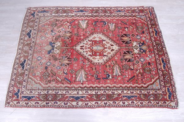 Old Red Wool Rug-XSG-1309273