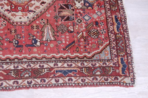 Old Red Wool Rug-XSG-1309273