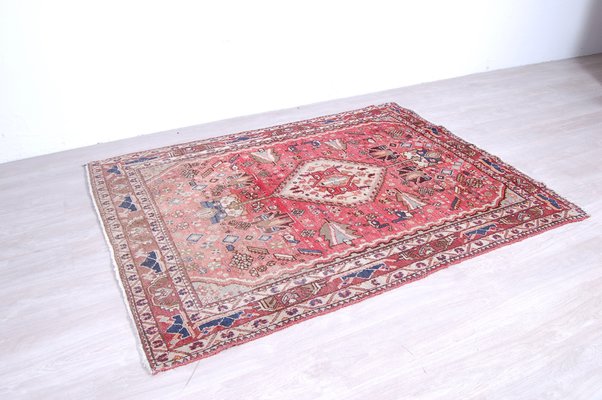 Old Red Wool Rug-XSG-1309273