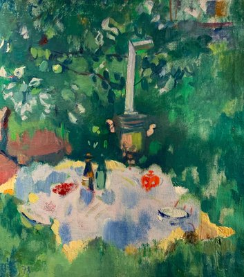 Olga Bogaevskaja, Breakfast on the Lawn, 1989-QUE-944051