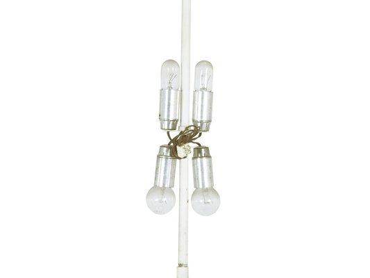 Olive Green and White Murano Glass Floor Lamp by Carlo Nason for Selenova, 1960s-RD-1764432