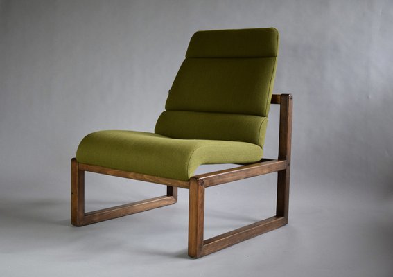 Olive Green Lounge Chair by Martin Stoll, 1970-IEI-1352797