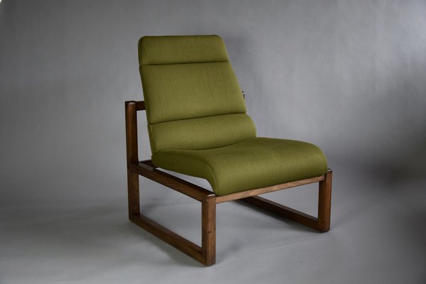 Olive Green Lounge Chair by Martin Stoll, 1970-IEI-1352797