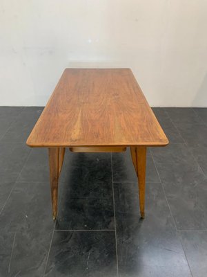 Olive Tree Table with Ebony Brass Tips-IJR-1081882