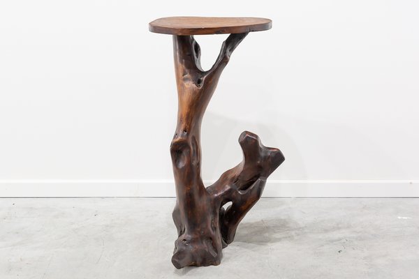 Olive Wood Stand, 1970s-UJE-604038