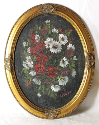 Oliveras, Spring Flowers, Oil on Board, Framed-ZYI-1338090