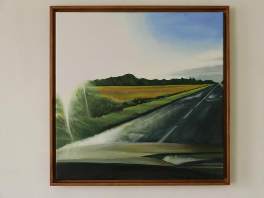 Olivier Furter, After the Rain II, 2022, Oil on Canvas, Framed-CHG-1333583