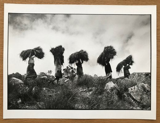 Olivier Le Brun, Ambohimahamasina, Madagascar, Bales of Rice, 1998, Silver Print-KHH-1744002