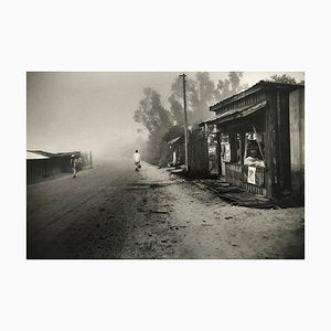 Olivier Le Brun, Fianarantsoa, Madagascar, Man Walks Alone at The Entrance to The Town, 1996, Silver Print-KHH-1744008