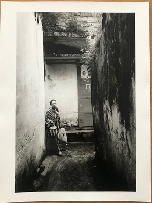 Olivier Le Brun, Woman in Alley, Moutsamoudou, Anjouan, Comoros, 2007, Silver Print-KHH-1744003