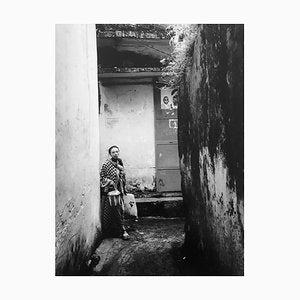 Olivier Le Brun, Woman in Alley, Moutsamoudou, Anjouan, Comoros, 2007, Silver Print-KHH-1744003