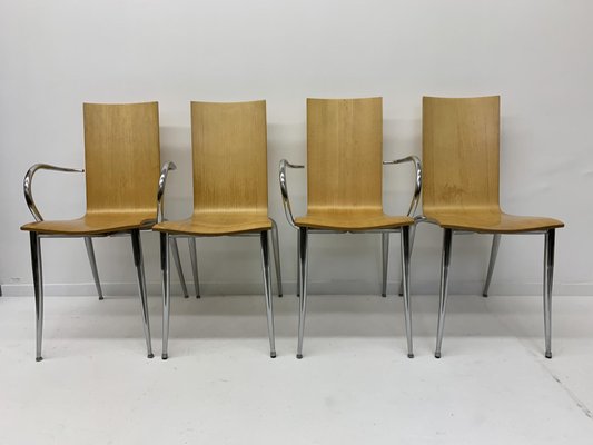 Olly Tango Chairs by Philippe Starck for Driade, 1990s, Set of 4-BGP-1113653