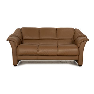 Olso Leather Two Seater Sofa in Brown Taupe from Stressless-RQW-1794984